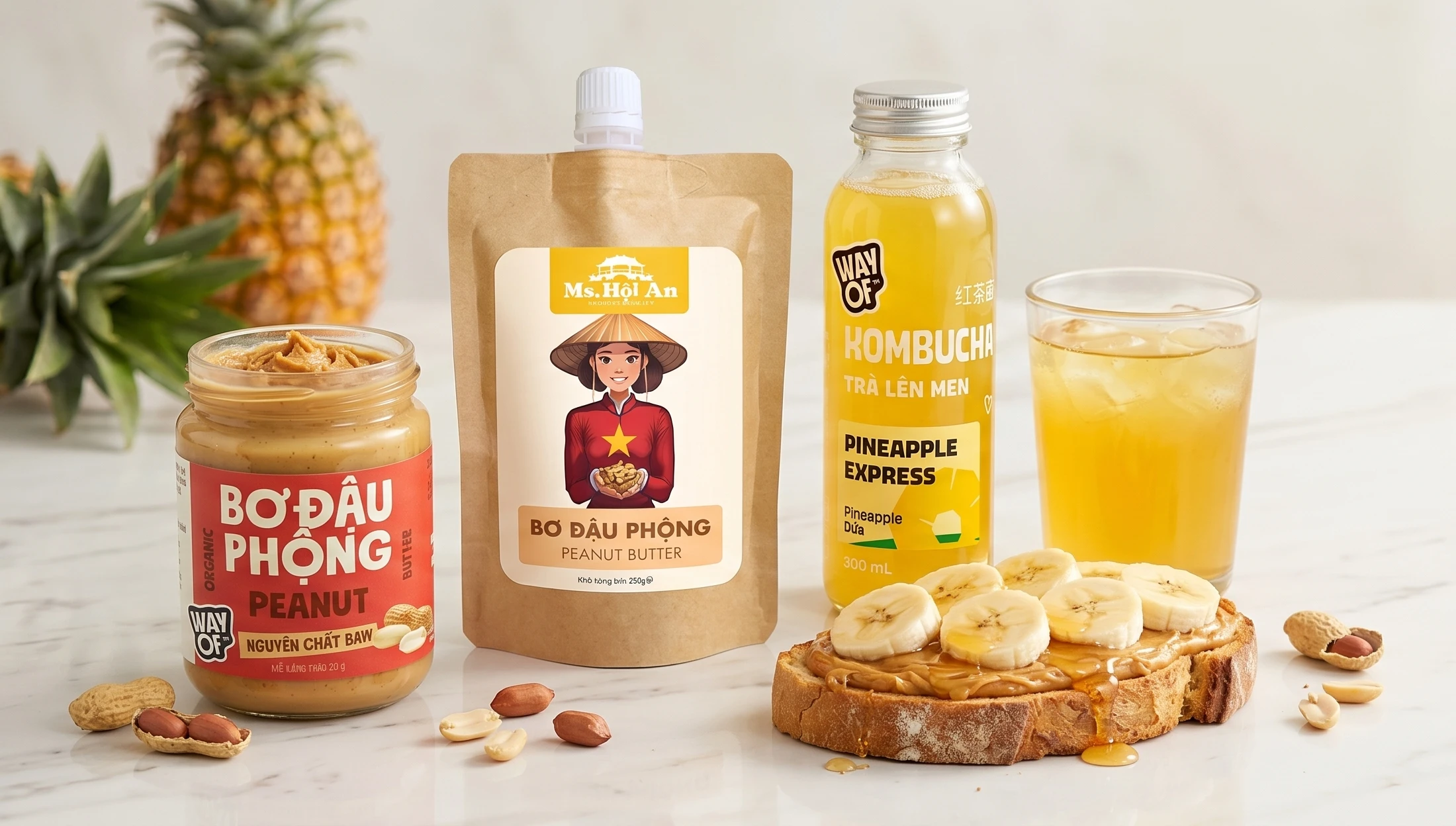 Bơ hạt và kombucha thủ công Way Of Awesome