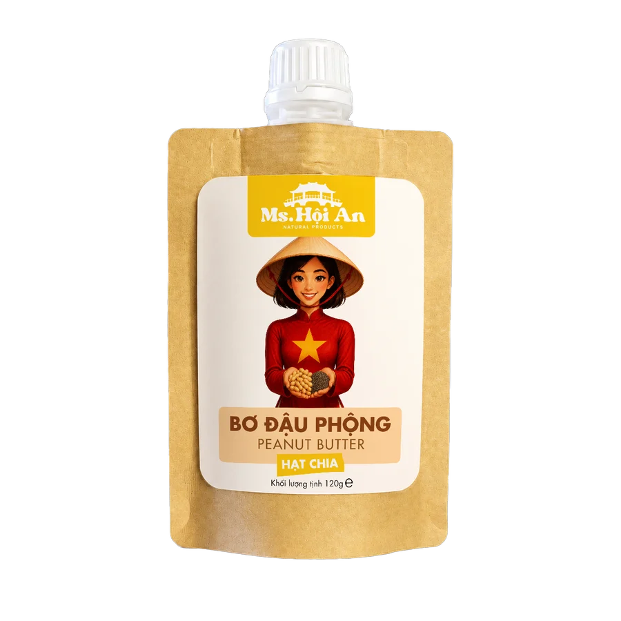 Bơ đậu phộng hạt chia