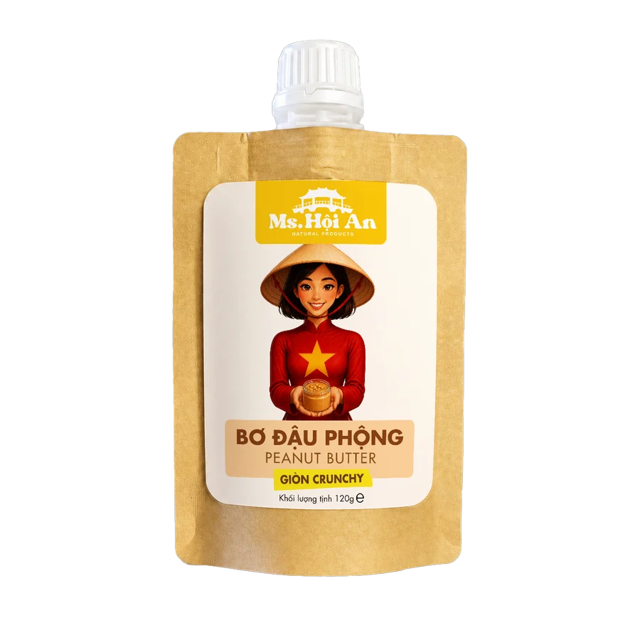 Bơ đậu phộng hạt giòn