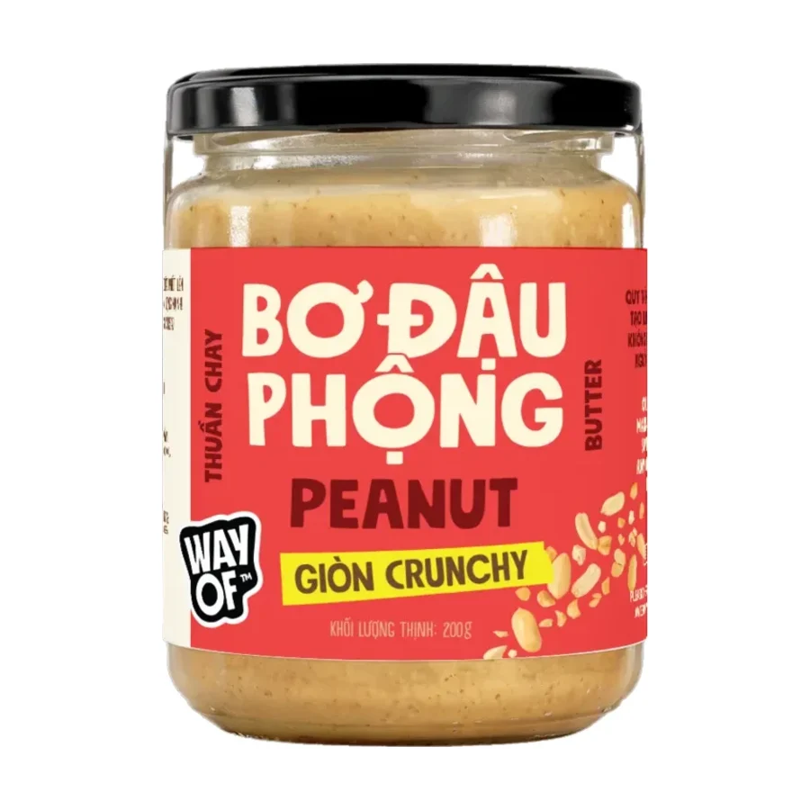 Bơ đậu phộng hạt giòn