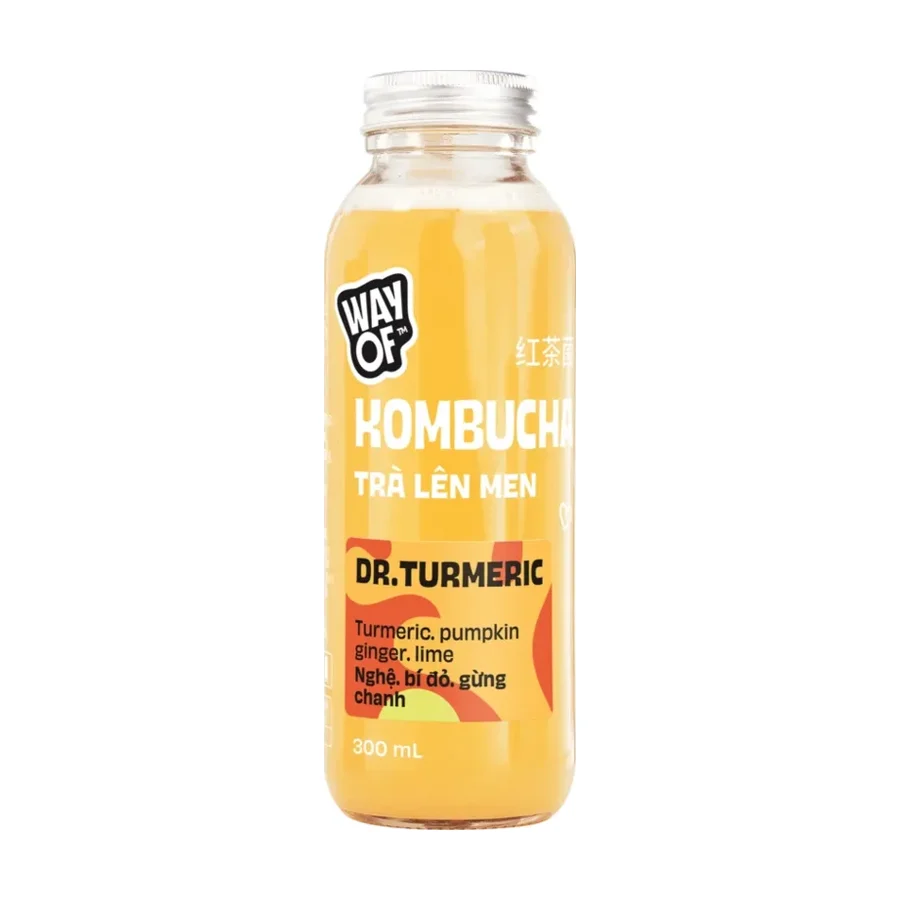 Kombucha Nghệ Bí Đỏ